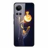 Tempered Glass Case For Oppo Reno10 Pro Cover Reno 10 5G Fashion Hard Back Cover for Oppo Reno 10 Pro 5G Reno105G Case Lion Capa