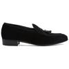 Gucci Double G-detail Velvet Loafers 771086 FACL8 1000