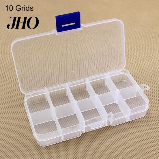 Jewelry 10/15/24 Grids Box Wear-resistant Space-saving Transparent Organizer Small Earring Storage for Travel Case