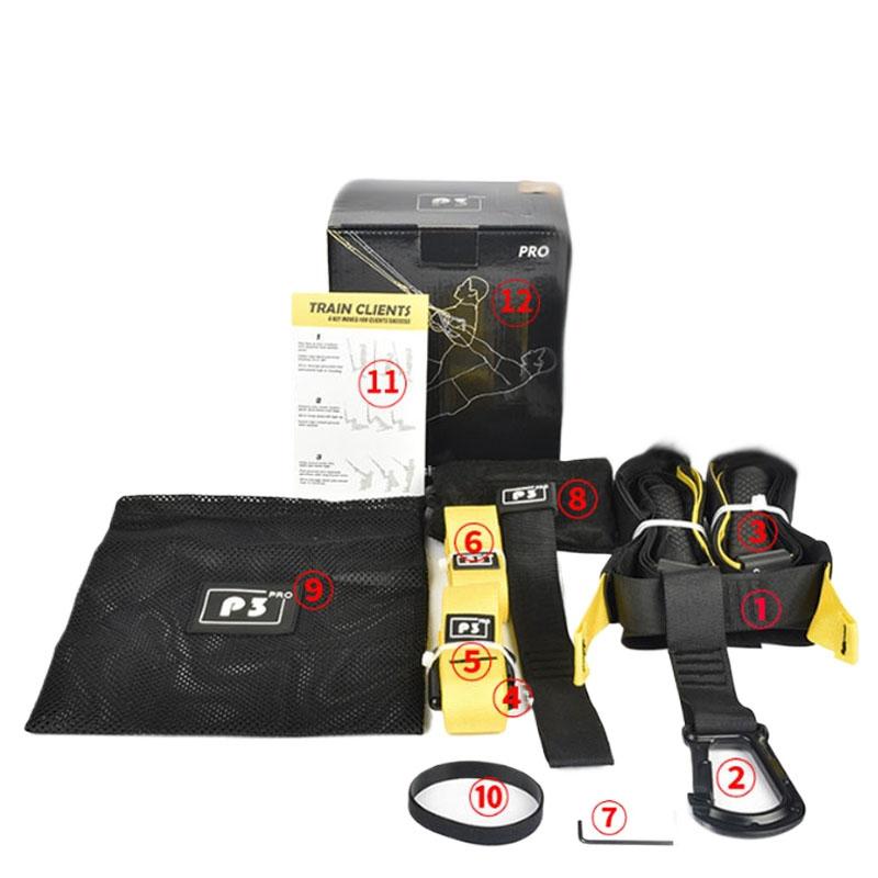 Suspension Training Band Fitness Strength Power Suspension Trainer izable Fit Yoga Belt Wall Mount Professional Trx Tensioner