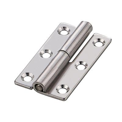 Abhebbares Scharnier aus Edelstahl 304, polierte Oberfläche, für Linkshänder
