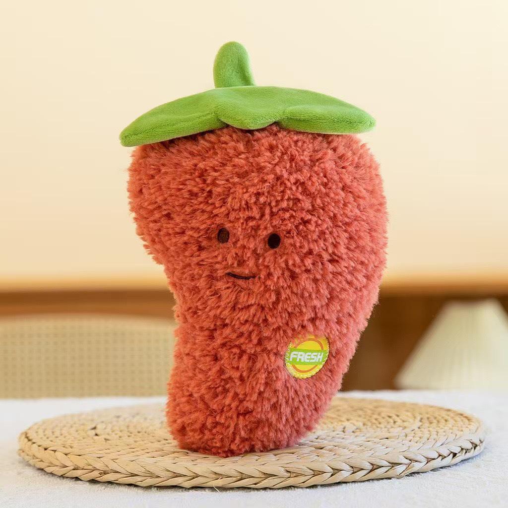 Fruit Series Plush Toys: Pineapple, Strawberry, and Watermelon Dolls for Wedding Toss