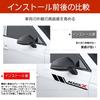 Harrier Sticker Body Fender Door Side Glass Side Skirt Emblem Waterproof Heat Resistant Hide Scratch Improve Appearance Cool (Black)