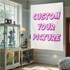 [Pink Party Banner] 1pc Customizable Pink 3D Bubble Text Party Banner | Personalized Polyester Tapestry Inch for Birth