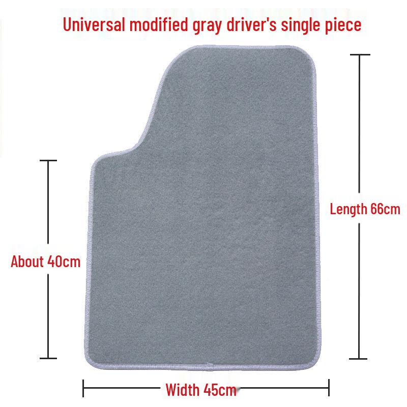 3D Surround Car Floor Mat - Main Driver, Anti-Slip, Suede, Universal Fit