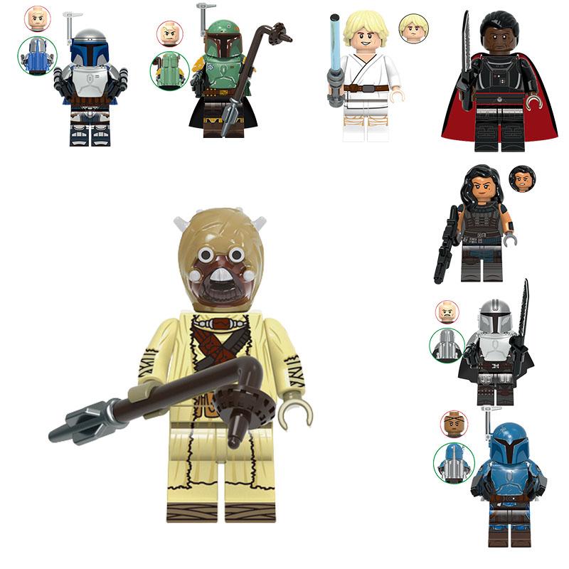 Star Wars Din Djarin Building Block Plastic Childern Edcation Present Birthday