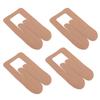 4PCS Sports Kinesiology Tapes Water Resistance Pre Cut Elastic Muscle Tape for Knee Patella Meniscus