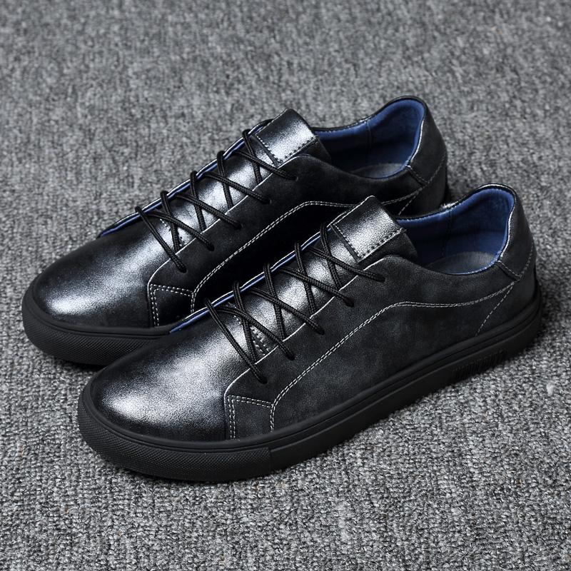 Hot Selling Men's Cotton Genuine Leather Shoes Autumn Winter Outdoor Sports Shoes Lace Up Men's Business Shoes Low Top Shoes