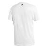 Adidas Sports Casual Knitted Breathable Round Neck Short Sleeve T-Shirt Men Tops White B47358