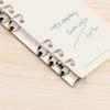 Supplies Stationery Accessory Refillable Notepad DIY Ring Binder Loose-leaf File Folder Notebook Binding Hoops Binder Clip
