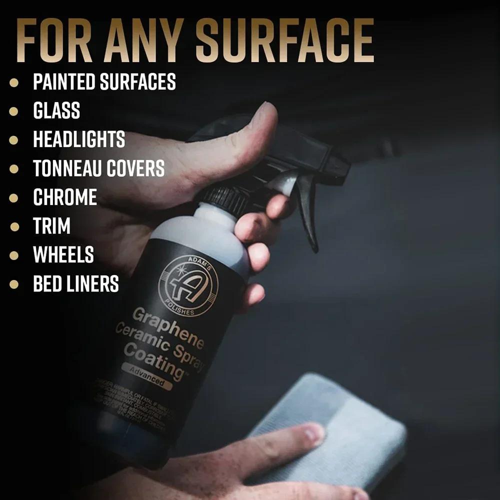 Fortschrittliche Graphen-Keramik-Sprühbeschichtung, 12 oz, 18+ Monate, sprühbare Graphenoxid-Keramikbeschichtung für Autos, verleiht extremen Glanz