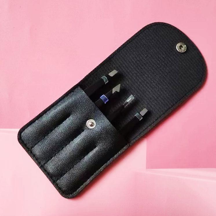 

Набор из 4 пинцетов для бровей и удаления волос на лице - Нержавеющая сталь для коррекции бровей и нанесения накладных ресниц