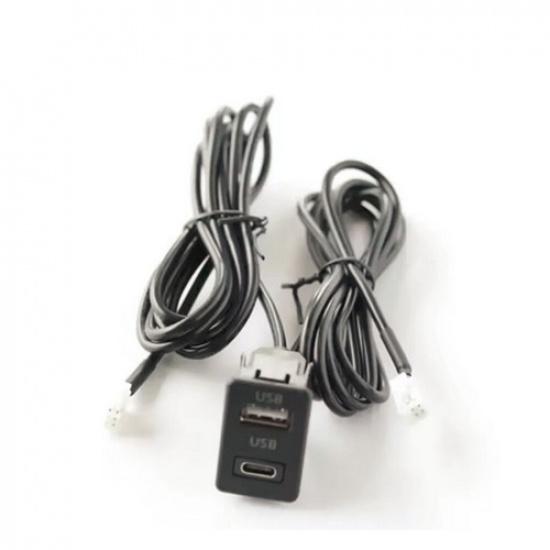 Navigation 4 & 6 Pin to USB+TYPE-C Panel Interface Extension 145cm Cable Adapter