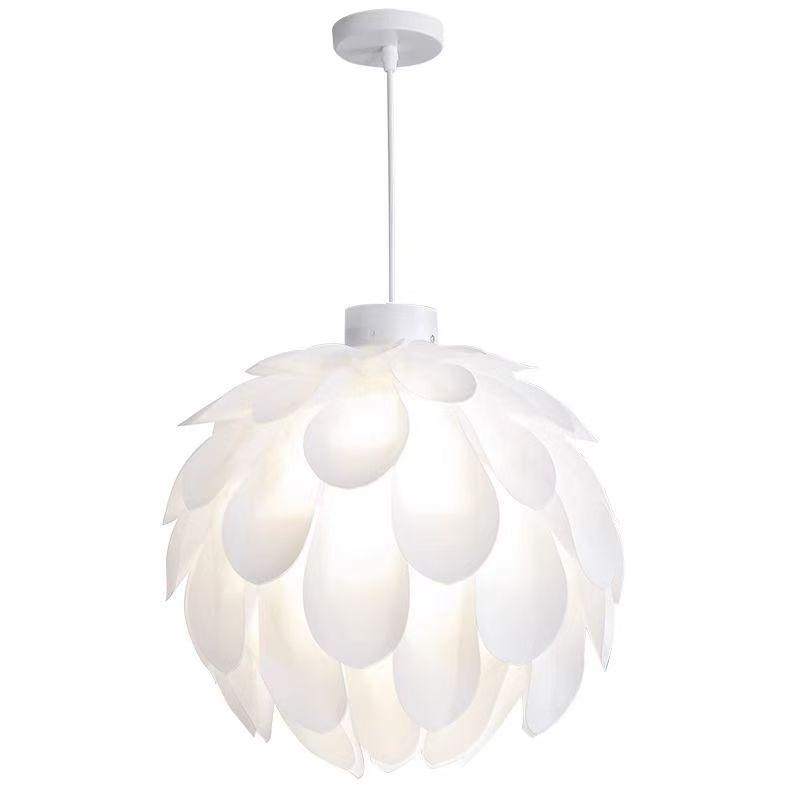 Pinecone Flower Ball Bedroom Living Room Pendant Light Lampshade Minimalist Style PP Petal Restaurant Bar Counter Pendant Light Cover