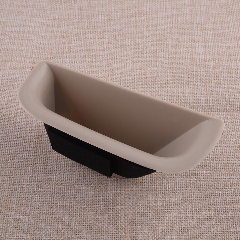 2Pcs/Set Car Beige Front Door Armrest Storage Box Organizer Holder Fit For Lexus GX470 2009 2008 2007 2006 2005 2004