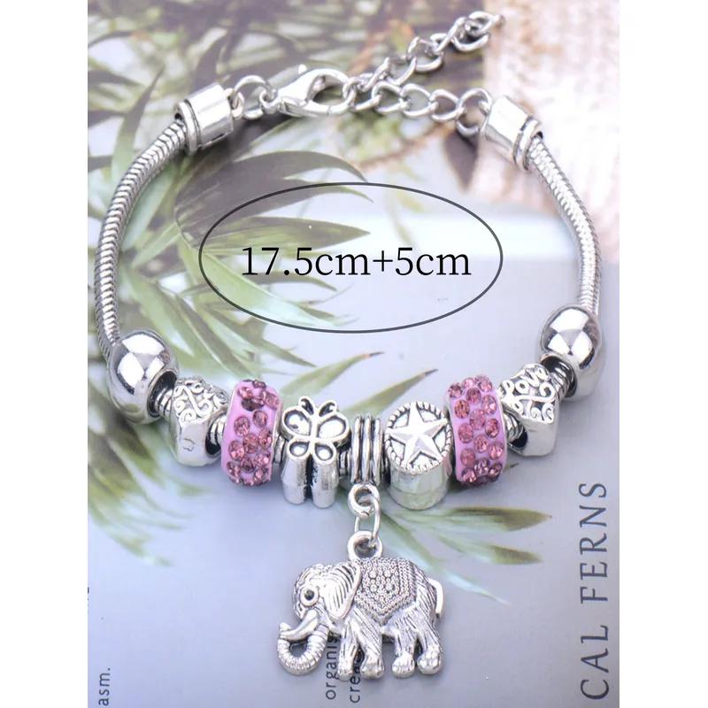 1 buc. Brățară Coroană cu Mărgele cu Elemente Multiple DIY Pan Familie Modă Femei Zircon Potrivită pentru Întâlnire, Petrecere, Festival Cadouri