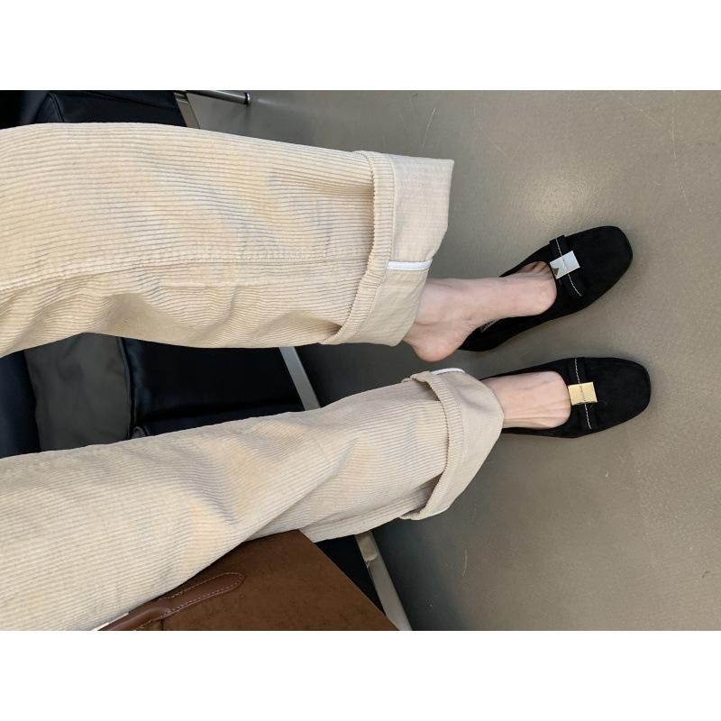 Fashion Shoes Woman Flats Casual Female Sneakers Shallow Mouth Bow-Knot Square Toe Modis Dress Butterfly New 2025 Butterfly-knot Mary Ja