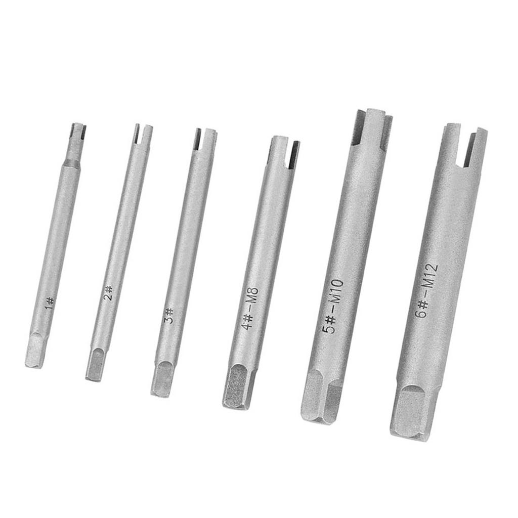 Steel Broken Head Taps Remover Stripped Screw Tap Extractor Set (#A)