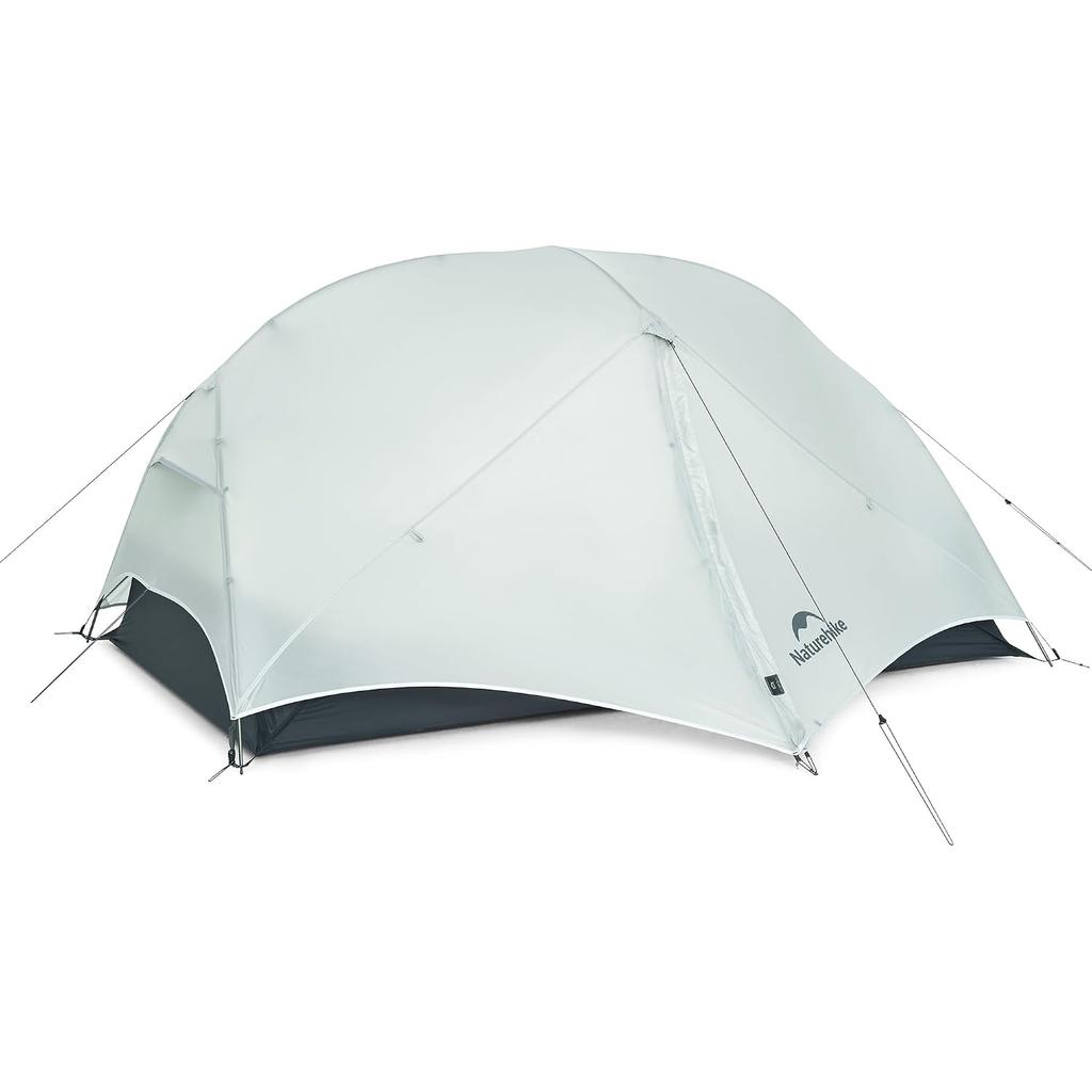 Naturehike Official Shop Tent 2 People Mongar UL Lightweight Outdoor Dedicated Ground Sheet Easy Setup Double Layer Waterproof PU4000mm 4 Seasons Gear