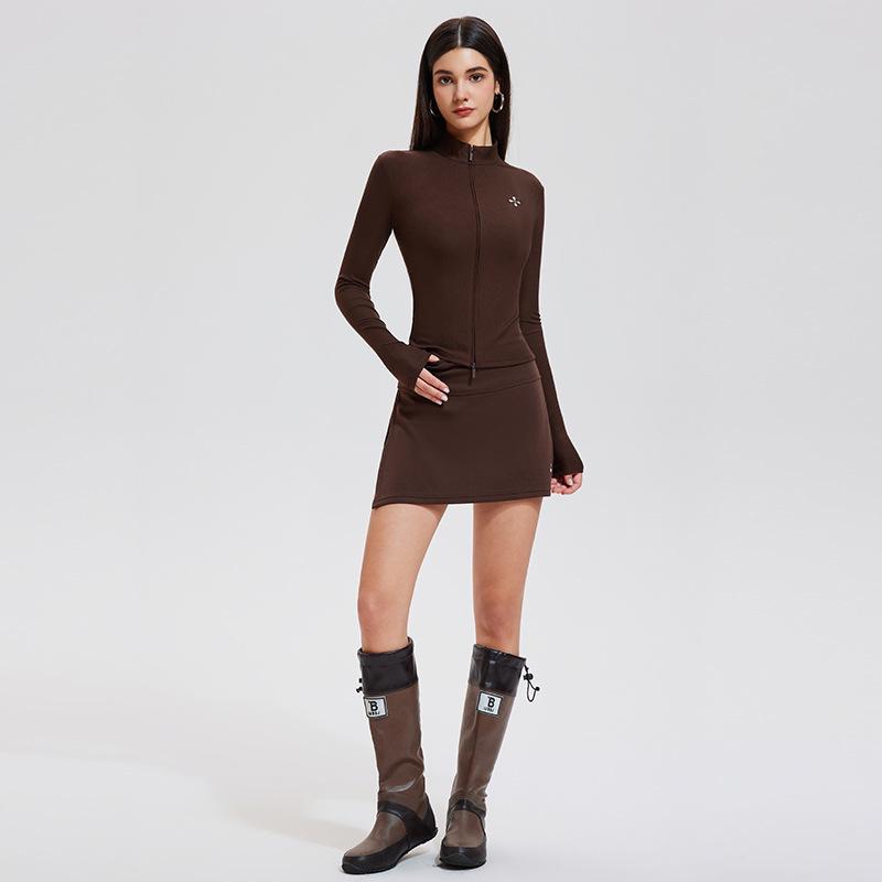 Summer Ice-Sensation Sun Protection Jacket & Slimming Nude-Feel Skirt Set for Women