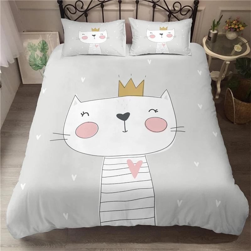 Cartoon Dinosaur Duvet Cover for Kids Boys Girls Wildlife Animal Print Polyester Quilt Cover Bedroom Decor Gift