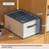 Foldable Fabric Drawer Organizers With Handles Multi-Compartment Storage Box For Clothes Pants Bedding Closet