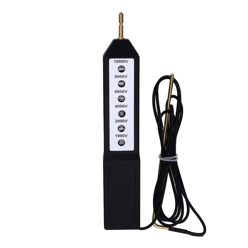 Electric Fence Tester Waterproof Voltage Meter 10KV Portable Tool with 6pcs Light for Farm