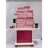 Interactive Children's Kitchen, 33 Accessories, Sounds, Lights, Ages 3-6, 67 x 25 x 87 cm, Pink