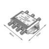 LNB-Multischalter für Satellitenanlagen mit 3 Eingangsports