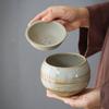 Japanese-style Coarse Pottery Jianshui Retro Ceramic Water Tank Tea Cup Tea Residue Tank Wastewater Bucket Kung Fu Tea Set Tea Ceremony Spare Parts