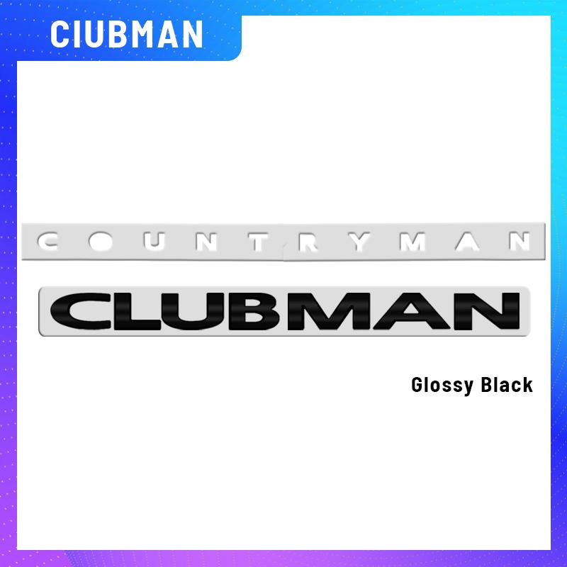 

1PCS Metal Countryman Clubman Logo For Mini Cooper S R60 R55 R54 F54 Emblem Car Rear Trunk Sticker Badge Letter Decoration