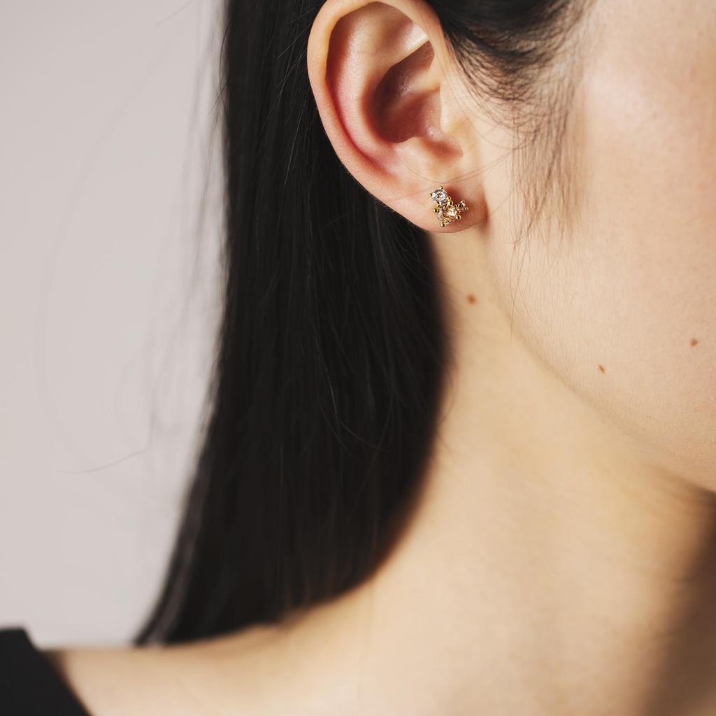 ANDYWEN Brinco Grande de Prata de Lei 925 com Zircônia Cúbica Champagne para Mulheres Joias de Luxo 2023   Piercings Clipes Joias de Luxo