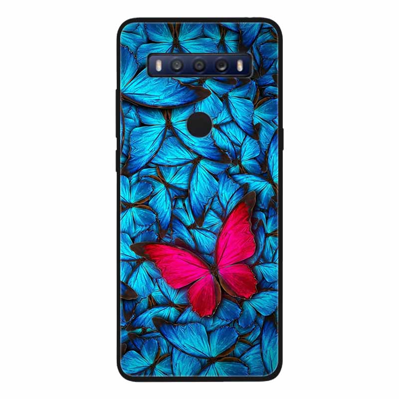 Para TCL 10 SE Funda Suave de Silicona Fresca y Moderna Para TCL 10SE T766U T766H Tapa Trasera TCL10SE TPU Protectora para Teléfono Fundas