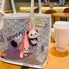 Cute Fruit Panda Keychain Trendy Car Charm Or Backpack Decoration