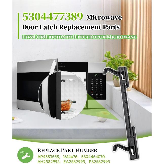 5304477389 Microwave Door Latch Replacement Parts Fits for Frigidaire Electrolux Microwave,Replaces