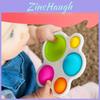 Brinquedo de Chaveiro Divertido e Envolvente Para Adultos Alívio do Estresse Pop Bubble Fidget