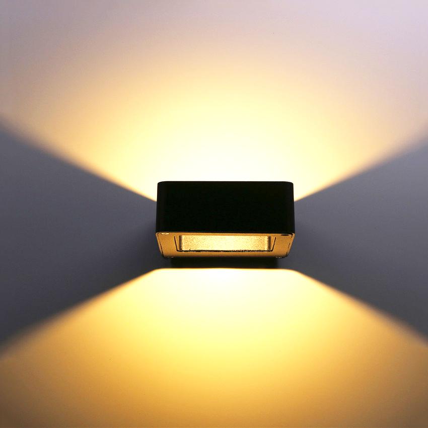 

7 Вт светодиодный настенный светильник IP65 водонепроницаемый внутренний и наружный алюминиевый настенный светильник накладной светодиодный светильник для сада и крыльца FY-17 Cool White