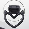 1Pc Tow Rope Horn Shape Ring Car Tow Decoration Belt Train Bus Handle Hand Strap Drift Charm Strap Tow Hook Car Styling
