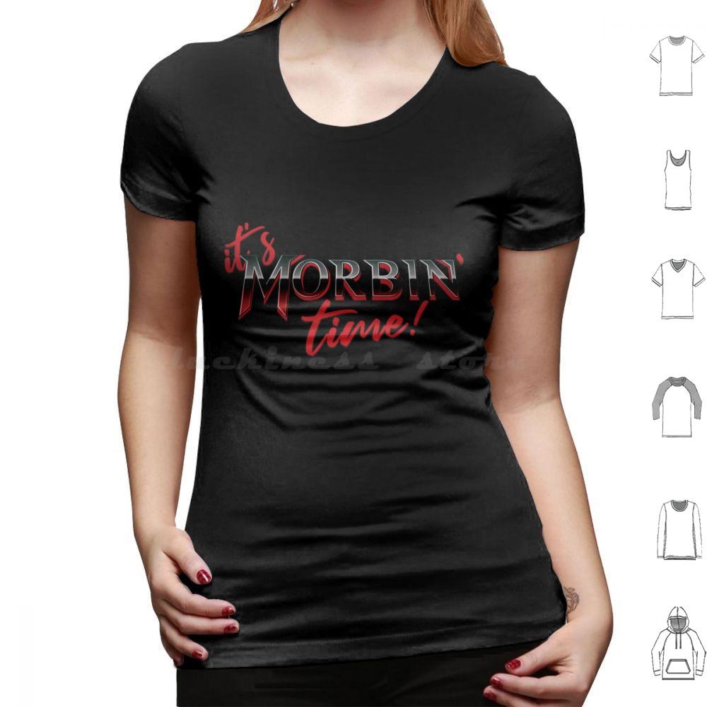 „It’s Morbin Time V1“ T-Shirt, Größe 6XL, Baumwolle, cooles T-Shirt, Meme-Film, Morbin, Morb, Vampir, Superheld, Morbius, Internet