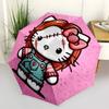 1pc Hello Kitty Automatic Personality Umbrella 8-Bone Design Compact Gear for Outdoor Travel, Perfect Helloween Chrismas Gift for Friends or Family Y2