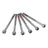 6 Sets Washer Kit 3.35x0.21in Lower Fuel Injector Metal Silver Nozzle Bolt Red A0009902907 Car Accessories for Dodge Diesel 6Cyl