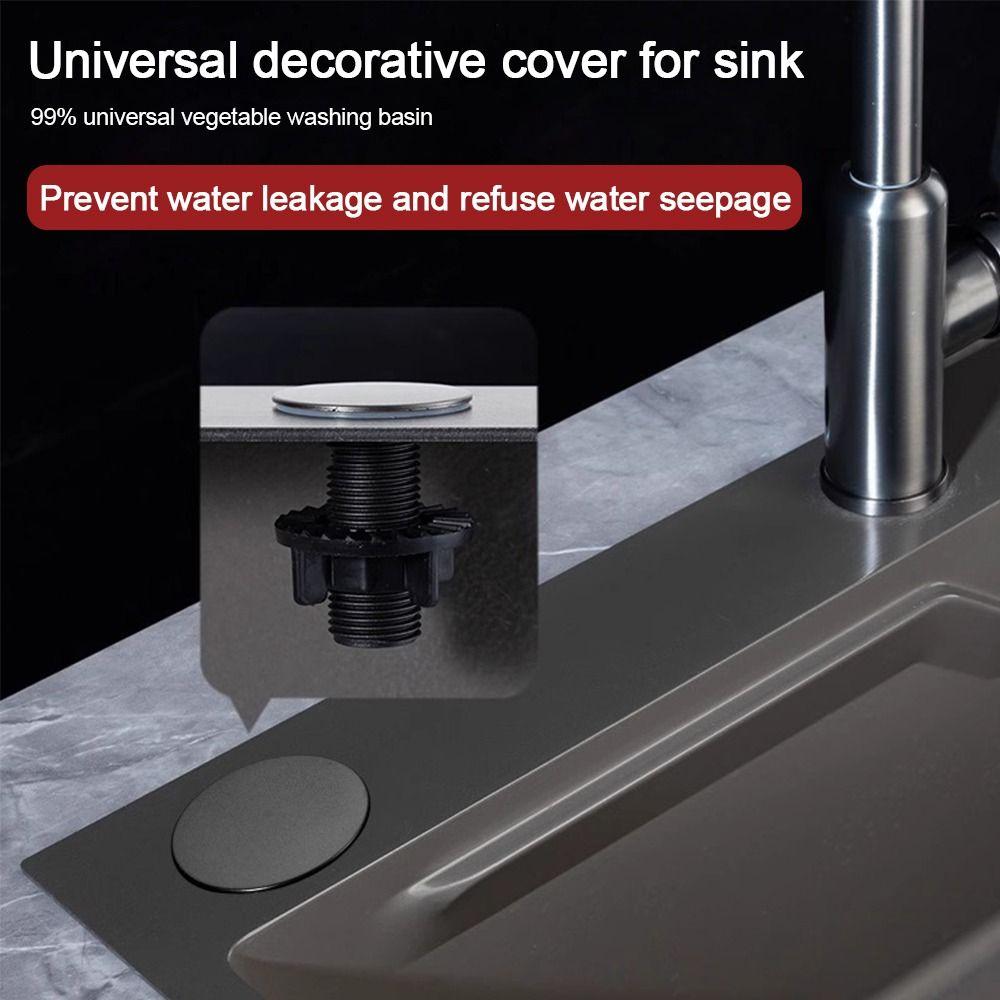 Useful Anti-leakage Faucet Hole Cover Water Stopper Drainage Seal Kitchen Sink Plug Washbasin Decorative Plug