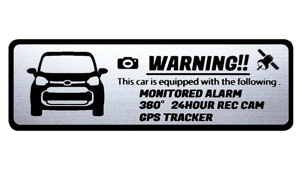 Honami Works New MXP10 Series Sienta Sienta Security Emblem 24 Hour Monitoring Dash Cam GPS Tracker Sticker