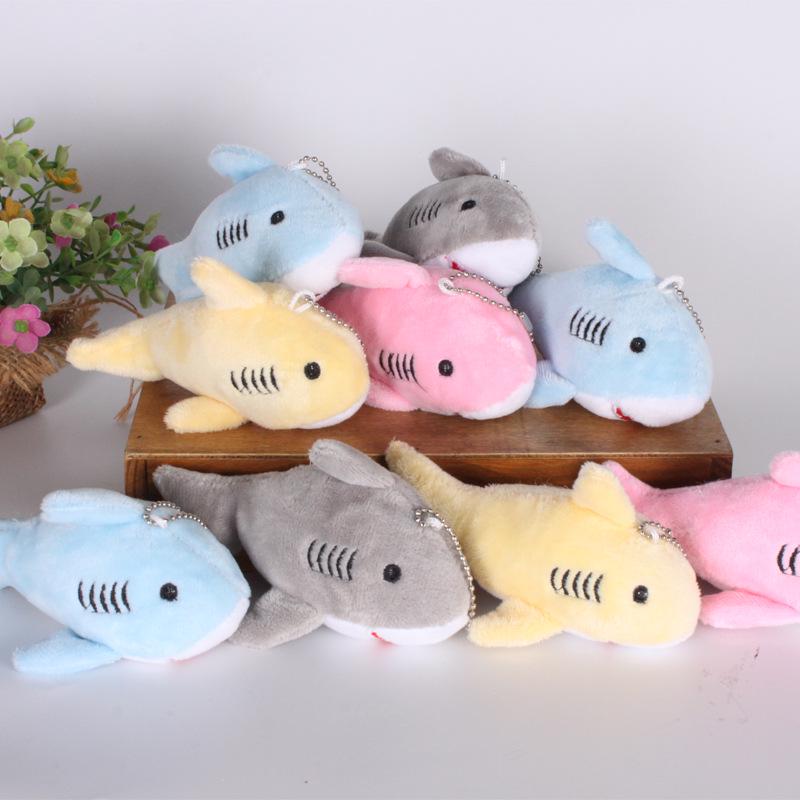 Grey Shark Plush Keychain - Creative Small Shark Pendant