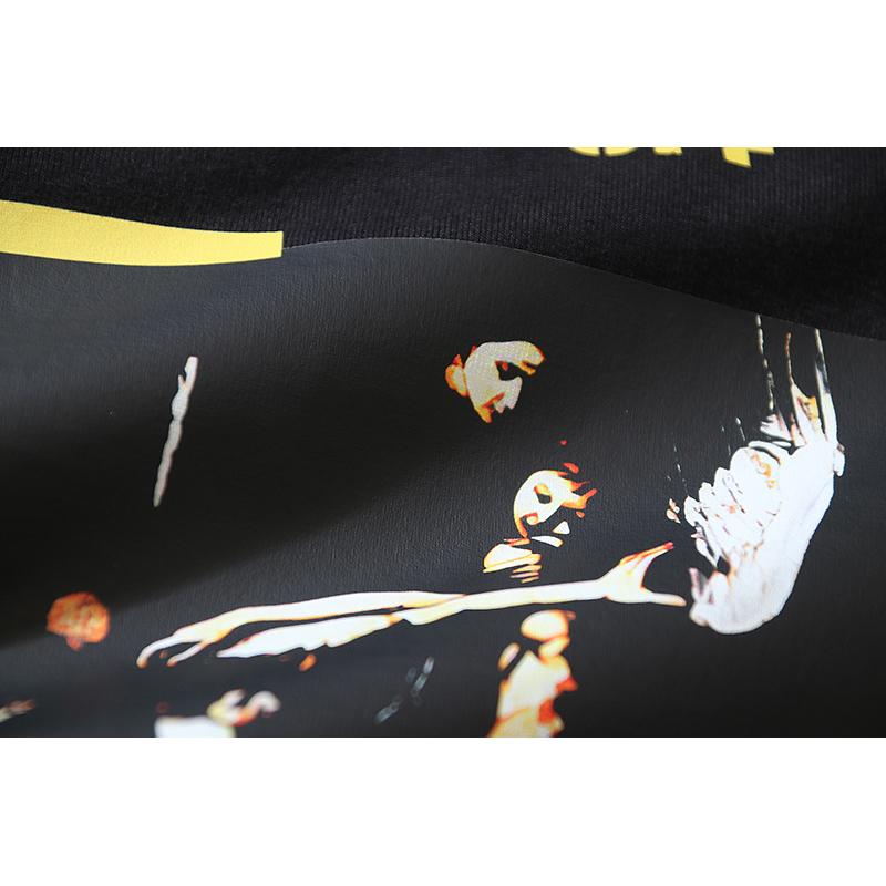 Off-White 2026 Summer New Angel Caravaggio Arrow Printed Short Sleeved T-shirt for Men and Women