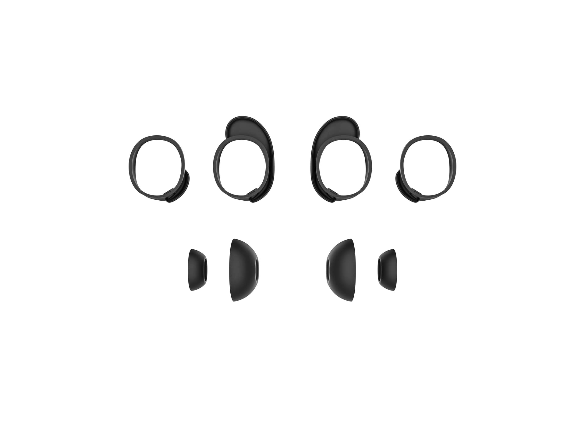 

BOSE QuietComfort Earbuds II Replacement Silicone Ear Tips XS XL and Stability Bands 0 4 Special Size Triple Black