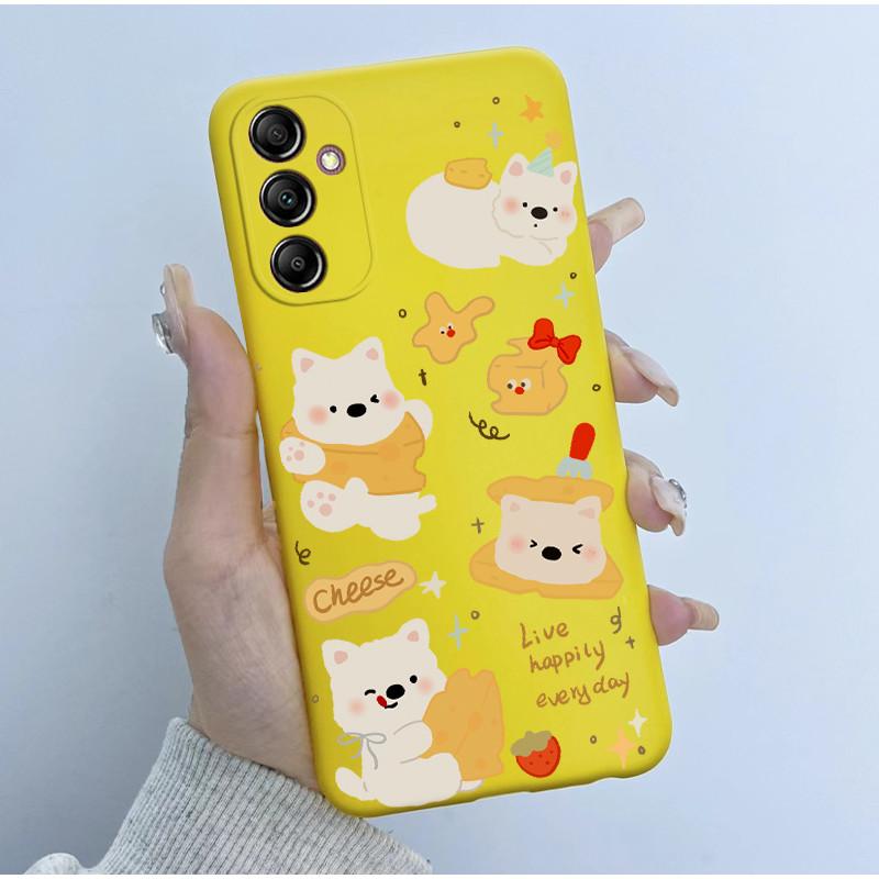 For Samsung Galaxy A14 4G Case A145 Soft TPU Silicone Cover Cute Astronaut Panda Phone Case For Samsung A14 5G A146B Coque Funda