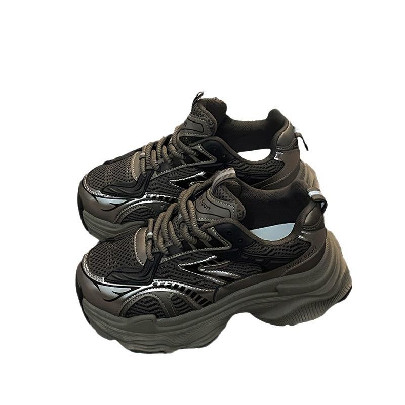 Fried Street Dad Shoes 2025 Spring New Thick-soled Small Casual Sneakers Children's Ns Trendy Versatile Niche