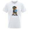 Summer Casual T Shirt Get Mad Bad Mood Walking Silent Ted Bear Short Sleeve Mens T-shirt Hip Hop Tops Loose Oversized Men Tees