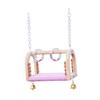 Bird Parrot Swing Toys Hammock Climbing Ladder Perch Colorful Supplies Standing Chewing Toy